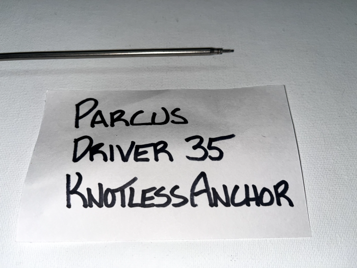 PARCUS KNOTLESS SUTURE ANCHOR 35 - Image 2