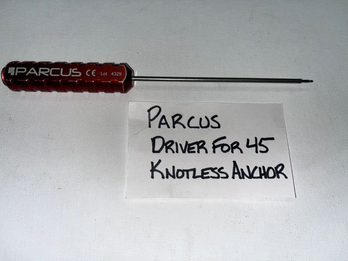 PARCUS KNOTLESS SUTURE ANCHOR DRIVER FOR 45 - Image 2